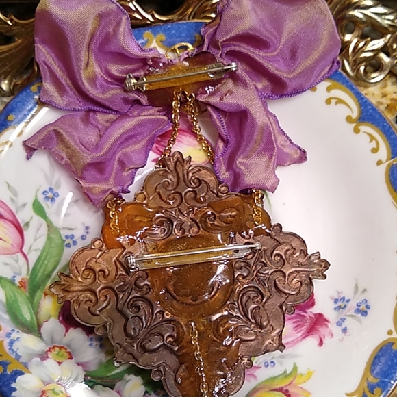 🌺🌷 vintage brooch by Portland artist - Picture 5 of 5